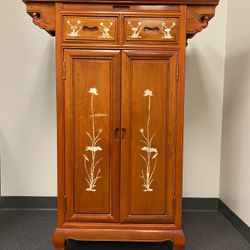 Oriental Altar Cabinet With Lacquer Finish - $1,000 