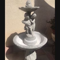 New Water Fountain Made Out Of Cement Perfect Gift 