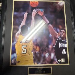 Signed WCF Game Winning Robert Horry “Three”