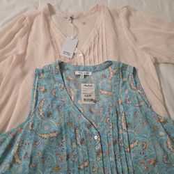 Rose and Olive Women's Blouses 
