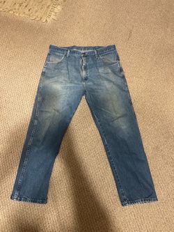 Rustler 87619PW Men’s Jeans 38x30 – Regular Fit – 100% Cotton