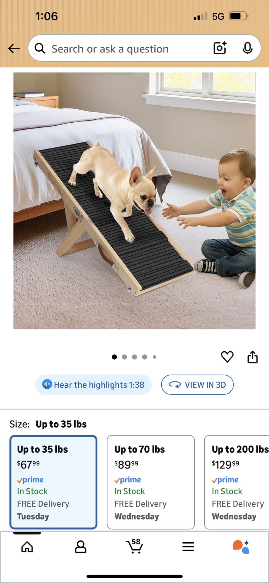 Brand New Dog Ramp