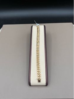 18k Cuban bracelet