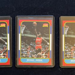 1986 Fleer Michael Jordan Basketball Card