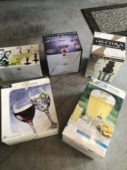 Party glassware/fountains/dispenser