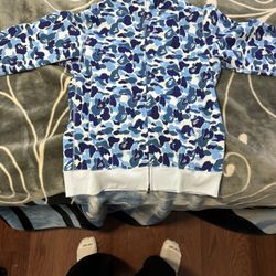 Bape ABC Blue Camp Hoodie
