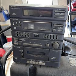 Sharp Stereo Synthesizer Tuner