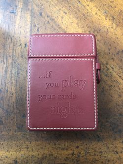 Sacchi Brand Card Protector / Deck Holder