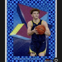 Topps Finest Brandin Podziemski Card