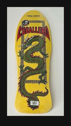 Powell Peralta Chinese Dragon Steve Caballero Yellow Skateboard Deck Brand New!