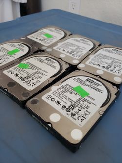 (6) 2.5" WD Server Hard Drives 300GB Ea.