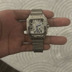 Sliver Cartier Watch