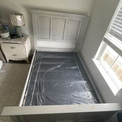 Grey Ash Bed Frame 