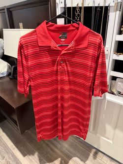 Greg Norman Men's Striped Golf Polo Shirt XL