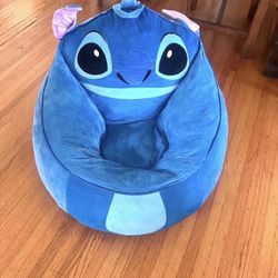 Kids Disney Stitch Bean Bag Chair Like New 