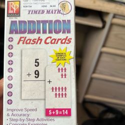 Addition Flash Cards