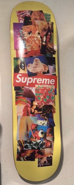 SUPREME stack deck yellow FW21