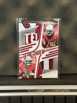 Kyler Murray / Marvin Harrison /25 Patch Football Card