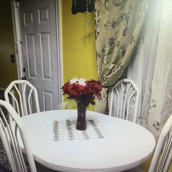 White Dining Table Set