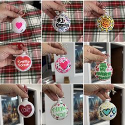 Miscellaneous Hand Painted Ornaments