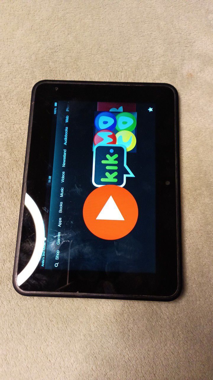 Amazon Kindle tablet