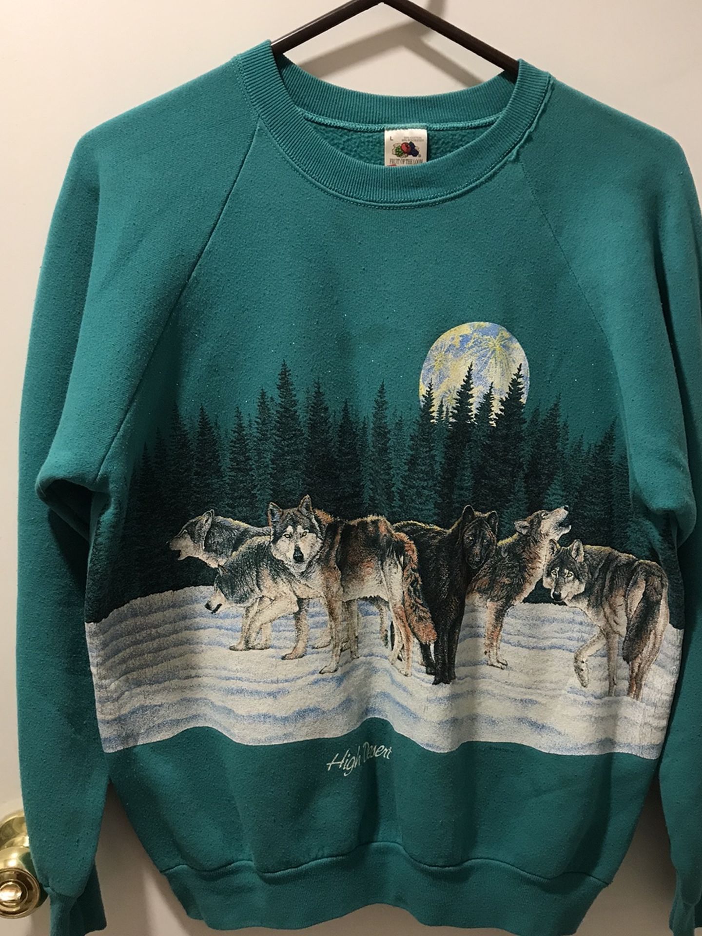 Vintage Wolf Sweater
