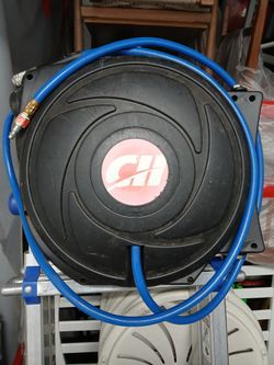 🛠🛠🛠CAMPBELL HAUSFELD 50FT RETRACTIBLE AIR HOSE🛠🛠🛠