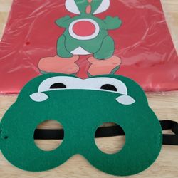 New Marco Karts Dinosaur Mask And Cape Child Halloween Costume 