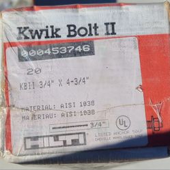 Hilti Kwik Bolt II