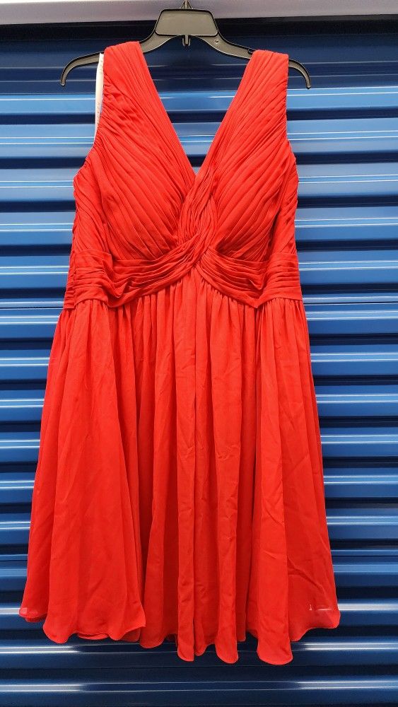 Azazie Sz 22 Red Dress