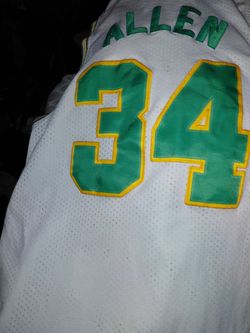 Ray Allen #34 Seattle SuperSonics Basketball Jersey