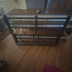 Full Size Metal Collapsible Bed Frame 