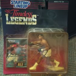 Vintage Starting Lineup 1998 Timeless Legends Figurine Boxing Muhammad Ali