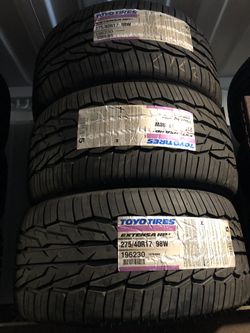 275/40R17 TOYO TIRES