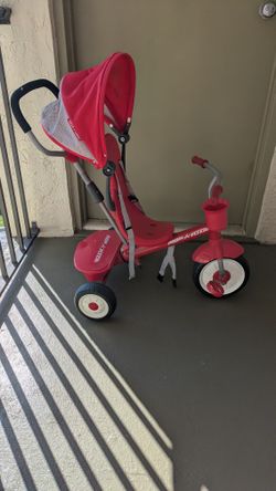 Toddler trike with parent handle