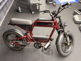 Ride1Up Revv1 FS Electric Moped-Style Bike, Full Suspension, 52V 750W