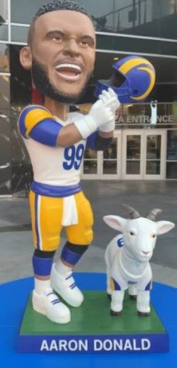 Aaron Donald Goat Bobblehead