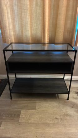 Glass desk, furniture