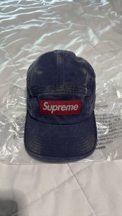 Supreme Over dyed Camp Hat Navy