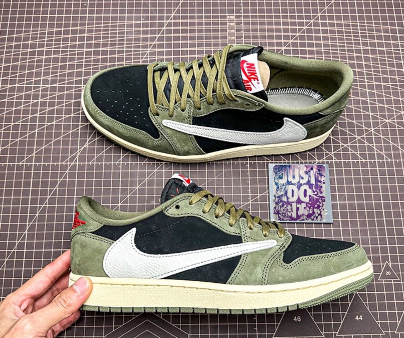 Godkiller Travis Scott Air Jordan 1 Low Black Olive for Sale in Los Angeles CA OfferUp