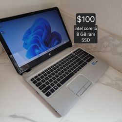 Windows 11 HP envy laptop. Intel core i5. 8 GB ram. SSD. SE HABLA ESPAÑOL