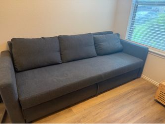 Bleu grey sleeper couch