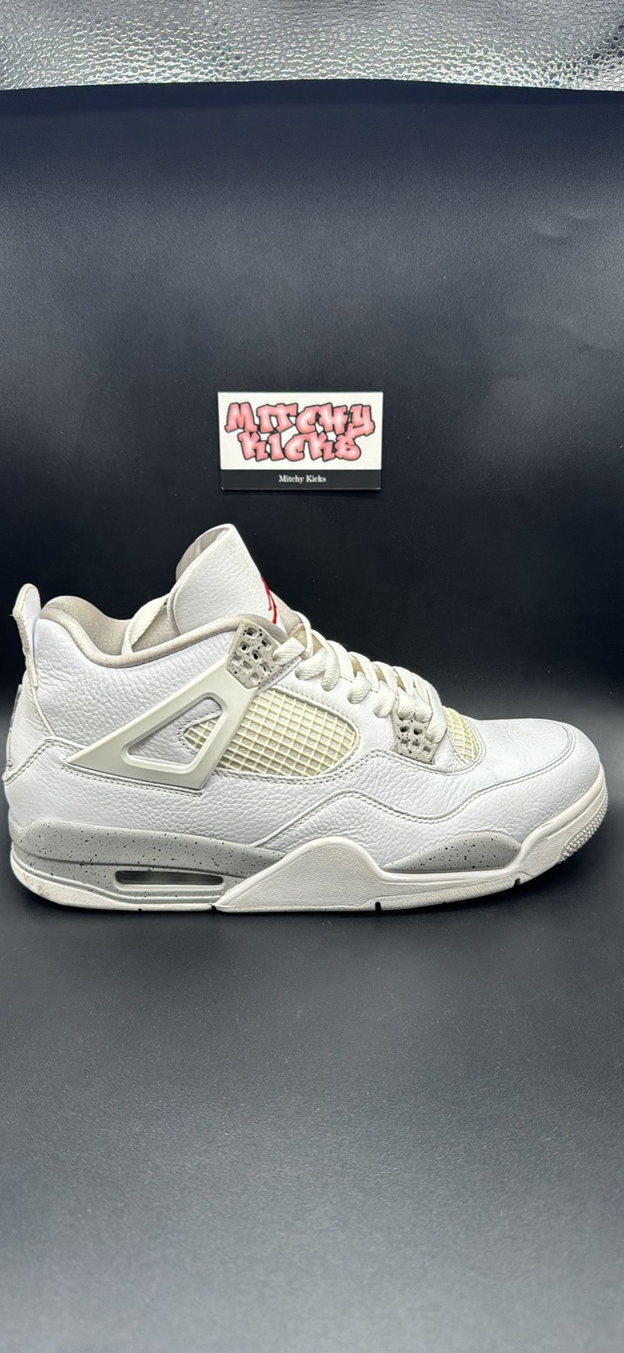 Jordan 4 Retro White Oreo (2021) Sz. 10