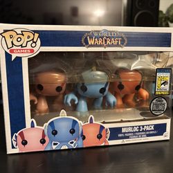 SDCC 2016 Funko Pop! World of Warcraft Murloc 3 Pack
