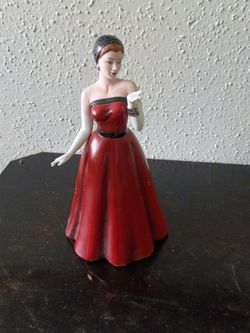 Lady in red