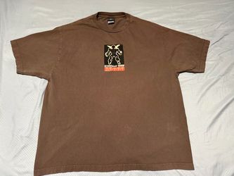 Travis Scott Cactus Jack Blackout Tee Brown Size XXL