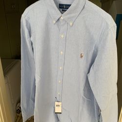 Ralph Lauren Iconic Oxford Shirt (size L) Classic Fit