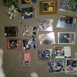 Several Cards Different Kinds Baseball Basketball Good Cards Both Listings Go Together For The 100 Bucks  