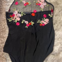 Floral Bodysuit Small 