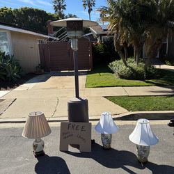 FREE - Patio Heater and Lamps - 2925 Naugatuck Ave in CLAIREMONT